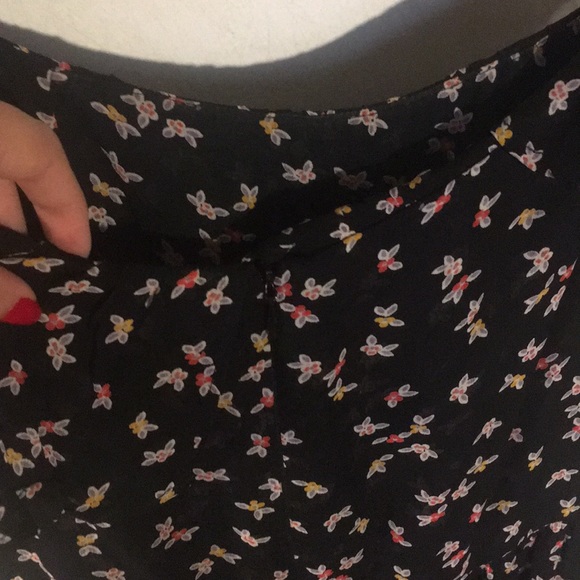 Reformation black floral print Bonnie dress - Picture 5 of 5